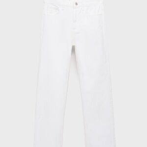 MANGO - Matilda medium-rise straight-fit jeans white - 6 - Woman